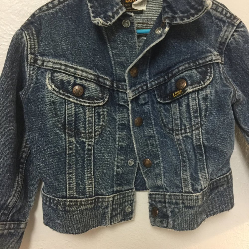 Vintage Lee Little Kids Jean Jacket